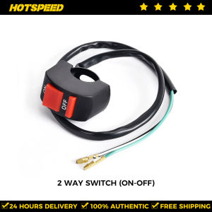 HOTSPEED 2 Way Switch For Motorcycle ON-OFF Univerrsal Mini Driving Light Switch Heavy Duty