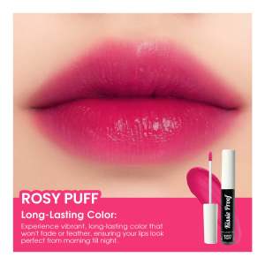MerrySun Kissie Proof Lip & Cheek Tint – 4 Shades | Waterproof • Kiss-Proof • 12H Long-Lasting
