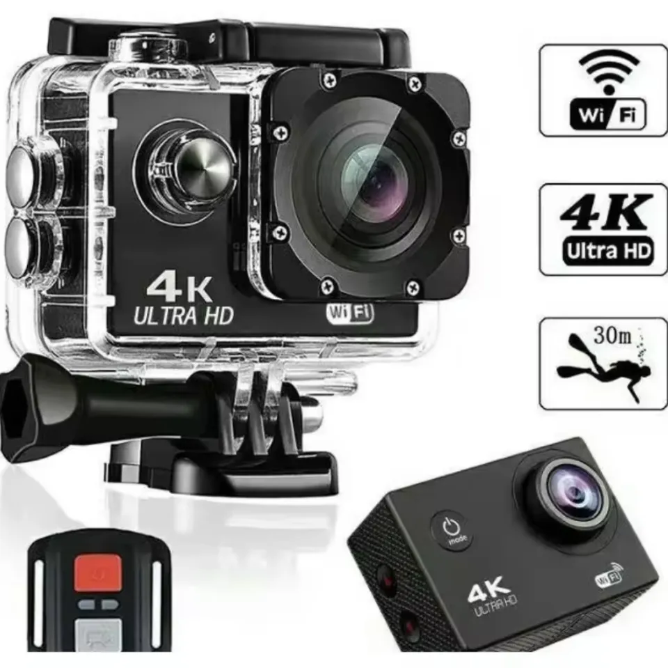 4K Sports Action Camera Waterproof Ultra HD Camera DV With Remote