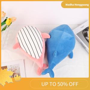 Madha 35CM Cartoon Whale Plush Toy Soft Plush Stuffed Dolphin Doll Cushion Pillow Home Decor Kid Gift