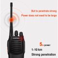 Baofeng BF 888s set of 6 Portable Mini Walkie Talkie Long Range 5 Watts UHF Transceiver 400-470MHz Clear audio Handheld Two Way Radio Walkie-Talkies Outdoor Waterproof/dustproof/shockproof 16 Channels 5KM No PC Programming Required. 