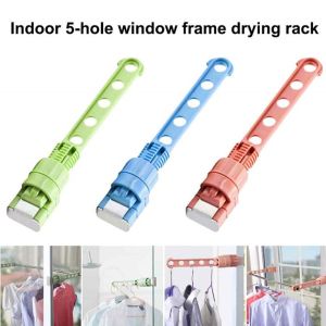 🌹 READY STOCKIN 🌹 INDOOR WINDOW FRAME LAUNDRY RACK Portable indoor Drying Rack Clothes Hangers Holder Window Frame Door