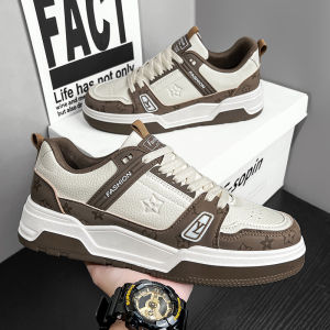 Mens Trendy Shoes New Thick-Soled Sports Casual Shoes Mens Internet Celebrity White Shoes Dissolving Shoes Mens Sports Sneakers