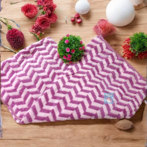 ผ้าขนเช็ดตัวรุ่นจัมโบ้ลายหยัก  ผ้าหนานุ่ม ซับน้ำดี ขนาด90*150CM