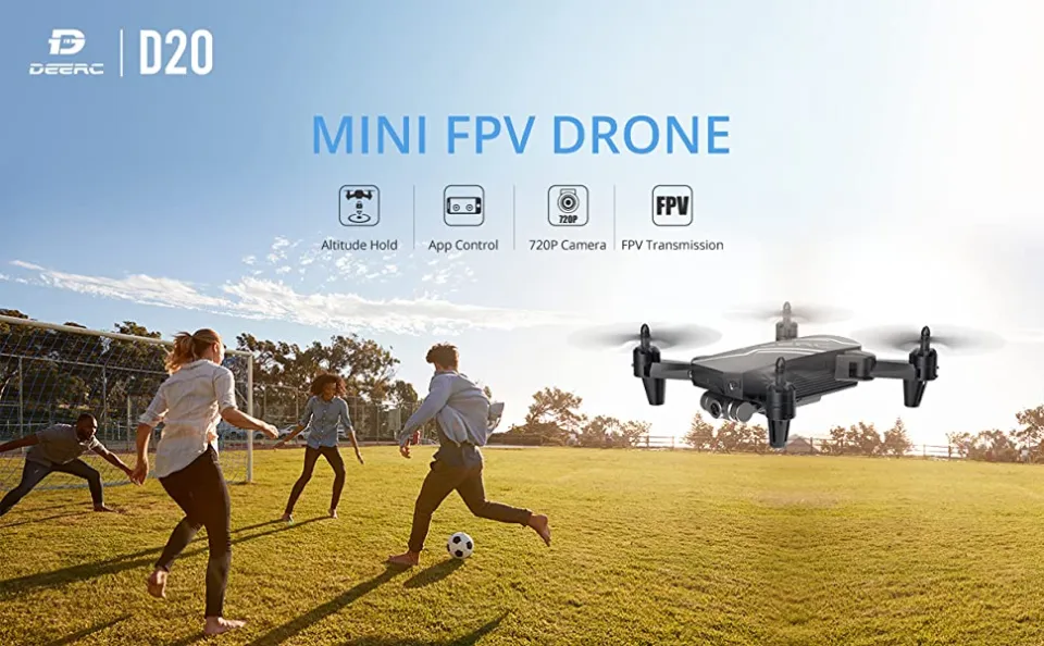 DEERC D20 Mini Drone for Kids with 720P HD FPV Camera Remote