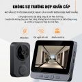 Chuông cửa không dây, Chuông cửa Camera S16 đàm thoại 2 chiều, lưu hình ảnh, video khách bấm chuông. 