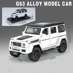 Mercedes Benz G63 Die Casting Model Car Alloy Car Sound and Light Return Toy Car Childrens Gift