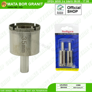 Mata Bor Granit Keramik Kaca 5MM - 35MM Soligen Matabor Pelubang