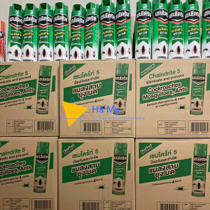 Bình Xịt MuỗiGián Và Các Loại Côn Trùng ChainDrite Thái Lan 600ml - An Toàn Cho Người Sử DụngHàng Chính Hãng HAMY39