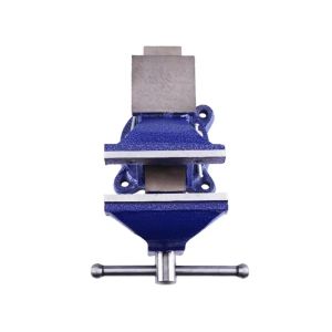 Bench Vise 360° Swivel Base Original Heavy Duty Bench Vise with Anvil 3" 8" (Optional) Heavy Duty Bench Vise with Anvil Clamp Woodworking Fixture Clamp Metal Pipe