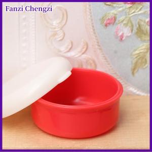 Fanzi บ้านตุ๊กตา1:12กล่องอาหารกลางวันพลาสติกจำลองกล่องเก็บของขนาดเล็กกล่องเก็บอาหารสดอาหารโมเดลของเล่นเครื่องใช้บนโต๊ะอาหารของตกแต่ง