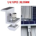 [DHGO] Adjustable Solar End Clamp for Photovoltaic Installation on RVs and Boats. 