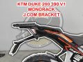 KTM DUKE 200 390 V1 Monorack With Fitment kit Set (for SEC 23L side box). 