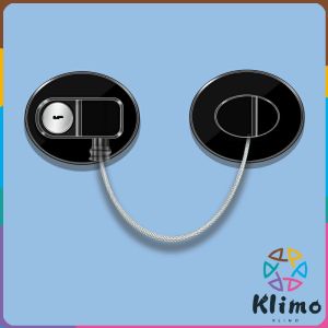 KLIMO Childrens Safety Lock Baby Window Safety Limit Lock with Key Refrigerator Door Locks