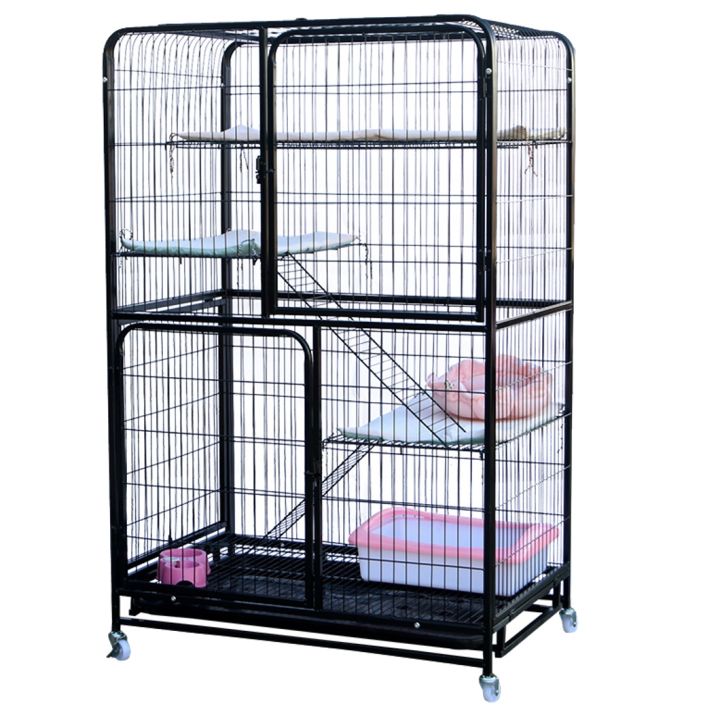 [big Pet Cage]luxury 4 Level Cat Cage   4 Tier Cat Cage   Rabbit Cage 