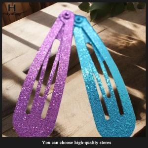 Hayating 6 12Pcs Girls Hair Accessories Colorful Hairpin Printed Paint Water Droplet BB Clip Cartoon Metal Children Hair Clip