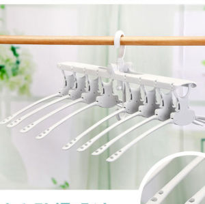 《SG Stock》Magic Multifunctional foldable clothes hanger clothes rack storage Wardrobe storage save space
