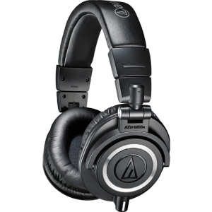 Audio-Technica ATH-M50X Professional Studio Monitor Headphones with Detachable Cable
