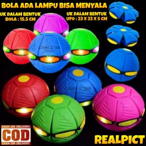 ( BISA COD / ADA LAMPU ) PROMO Mainan Anak Magic Ball UFO / Mainan Anak Bola Ajaib / Bola Lempar / Sepak Bola Injak Dan Bisa Terbang / Mainan Anak Laki Laki / Mainan Anak Perempuan SNI Murah