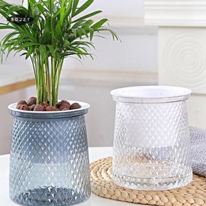 Chậu tự dưỡng vân kim cương trồng cây thuỷ sinhChậu mọng nướcChậu trồng cây Mini để bàn Trang trí Vuadienmay