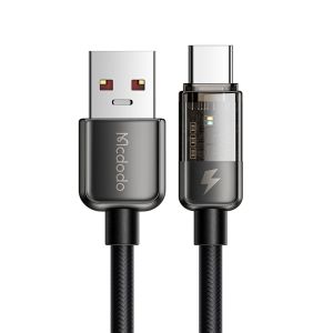 MCDODO AUTO POWER OFF CABLE 100W TYPE C CABLE SUPER FAST CHARGING CABLE COMPATIBLE FOR APPLE 1.2M 1.8M ANDROID CABLE