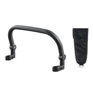 1 Bộ xe đẩy em bé an toàn nâng cấp thiết lập phía trước crotch đai bảo vệ Dễ dàng cài đặt an ninh hàng rào lan can màu đen