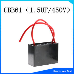 H.S. คาปาซิเตอร์พัดลม CBB61 1.5uF/1.8uF ชิ้นส่วนพัดลม 450V Capacitor