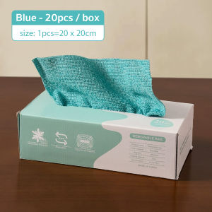 ผ้าไมโครไฟเบอร์ ผ้าทำความสะอาดในครัว ผ้าทำความสะอาดแบบใช้แล้วทิ้ง ผ้าขี้ริ้ว ผ้าซับน้ำได้ดี 1กล่อง20ผืน No ratings yet 0 Sold