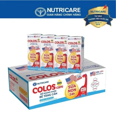 Lốc 4 hộp sữa ColosCare 24H sữa non tăng cân chiều cao từ USA hộp 110ml