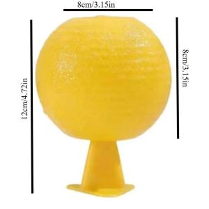 【BUY 5 TAKE 5】10pcs Fly trap ball fruit fly trap household armyworm ball bug catching artifact Fruit Fly Killer Trap Non-Toxic Yellow Ball Trap Super Sticky & Long-Lasting FlyCatcher for Indoor