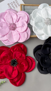 Hoa Lớn Trâm Lớp Hình vải hoa Áo Đàn Bà Phụ Nữ Thanh Lịch Kẹp Áo Cho Váy Và Áo Phong Cách