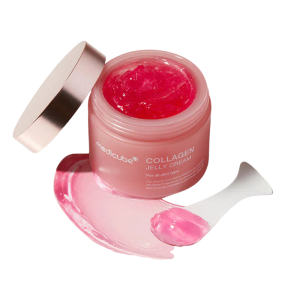 Medicube Collagen Jelly Cream | Hydrating & Firming Face Moisturizer with Soluble & Hydrolyzed Collagen | Plumping Glow-Boosting Gel Cream for Dry & Dull Skin 50ml (1.69 fl. oz.)