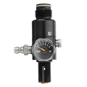 5/8-18UNF Pcp Air Tank Paintball Pcp Cylinder Tank Aluminum Tank Air Bottle Air Cylinder Tank + 4500psi Regulator Valve 1800psi Output