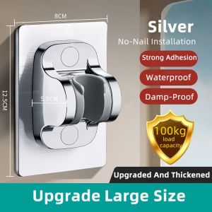 Toilet Shower Head Holder Hanger Shower Head Wall Mounted Adjustable Self Adhesive Shower Holder Plumbing Accessories