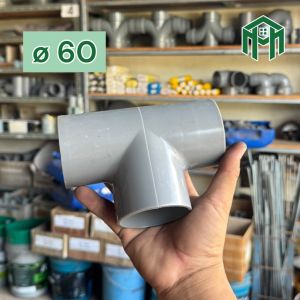 Tê ống nước nhựa PVC phi 21 27 34 42 49 60 90 114 140 hiệu Siêu Thành (ST)
