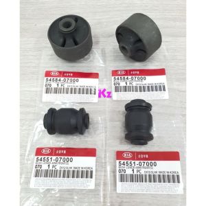 KIA PICANTO 2004-2011/ HYUNDAI 110/ NAZA SURIA - 4 IN 1 SET - FRONT LOWER ARM BUSH SET - 54584-07000/ 54551-07000
