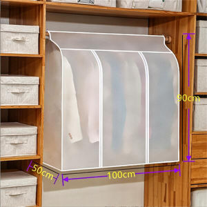 [พร้อมส่ง]Green Life ถุงคลุมเสื้อผ้า ถุงคลุมเสื้อ  ถุงคลุมเสื้อผ้ากันฝุ่น ขาวขุ่น โปร่งใส ถุงคลุมเสื้อผ้ากันฝุ่น ถุงกันฝุ่นเสื้อผ้า