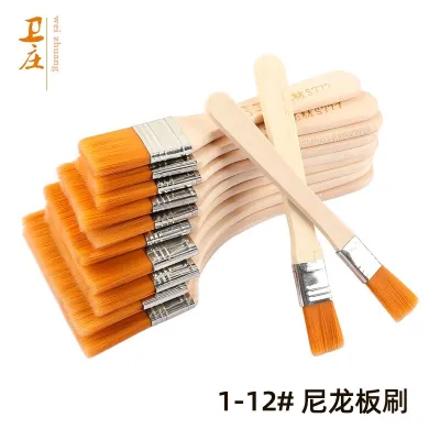 Wood Soft Nylon Paint Brush Berus Cat Kayu Home Tools