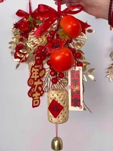 2026 Year of the Horse New Year Decoration Pendant New Spring Festival Festive Hanging Ornament Living Room Background Wall New Year Fu Character Small Pendant