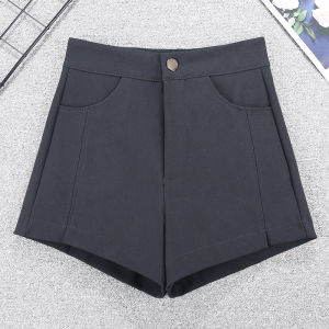 COD design sense split end elastic small black pants casual womens clothing high waist shows legs long outer wear Spice girl hip lift shorts tide 83312026 new products