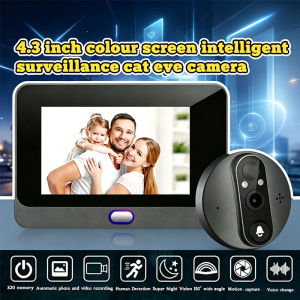 Smart Tuya Wireless Video Door Bell 4.3 inch TFT color LCD screen Wireless Doorbell For Home WiFi Door Bell Camera