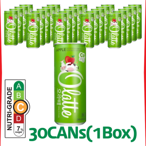[DongA Otsuka] Olatte Apple 240mL X 30CAN | Expiry: April 2026 or later | A fruity twist on milk | Free from carbonation and artificial colors | Contains calcium and calcium absorbing protein | Kfood