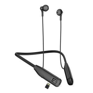 100 Hour Playback Bluetooth Headphone Bass Wireless Headphones with Mic Stereo Sport Neckband Earphone