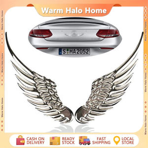 3D Angel Wings Badges Car Sticker Car Big Wings Stereo Decals Safety Warning Anti Collision Reflective Decorative Stickers Car Motorcycle Universal Accessories