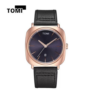 TOMI square calendar watch fashionable business mens non mechanical watch fashionable Korean version student watch