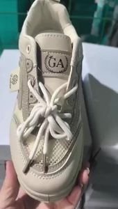 Mesh shoes 2025 Spring new style college low-top round-toe casual shoes Korean version versatile sports sneakers