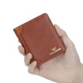 Royal Bagger RFID Vintage Short Wallets for Men Genuine Leather Card Holder Simple Thin Bifold Wallet 3001. 