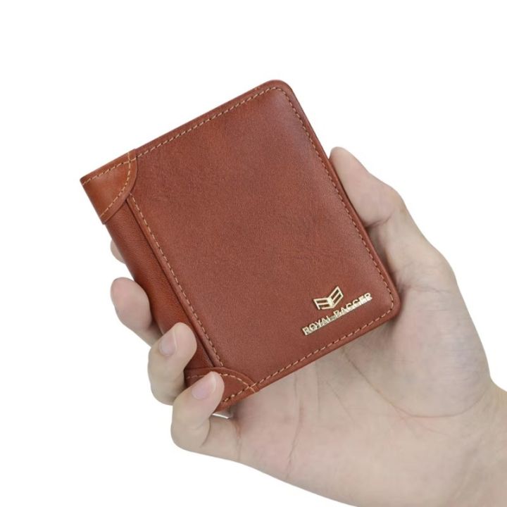 Royal%20Bagger%20RFID%20Vintage%20Short%20Wallets%20for%20Men%20Genuine%20Leather%20Card%20Holder%20Simple%20Thin%20Bifold%20Wallet%203001%20-%20Image%207