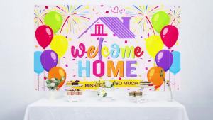 Colorful Welcome Home Banner Decorations White We Missed You So Much Party Decor Patriotic Military Army Homecoming Deployment Returning Party Supplies Welcome Back Family Party Decor