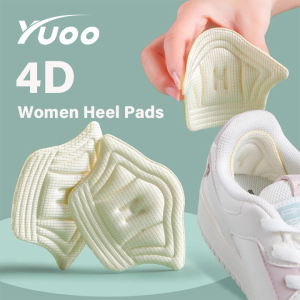 Yuoo 2Pcs Insoles For Sport Shoes Men Women Antiwear Feet Pad Care Inserts For Shoes Heels Insoles Protector Sticker Adjustable Size